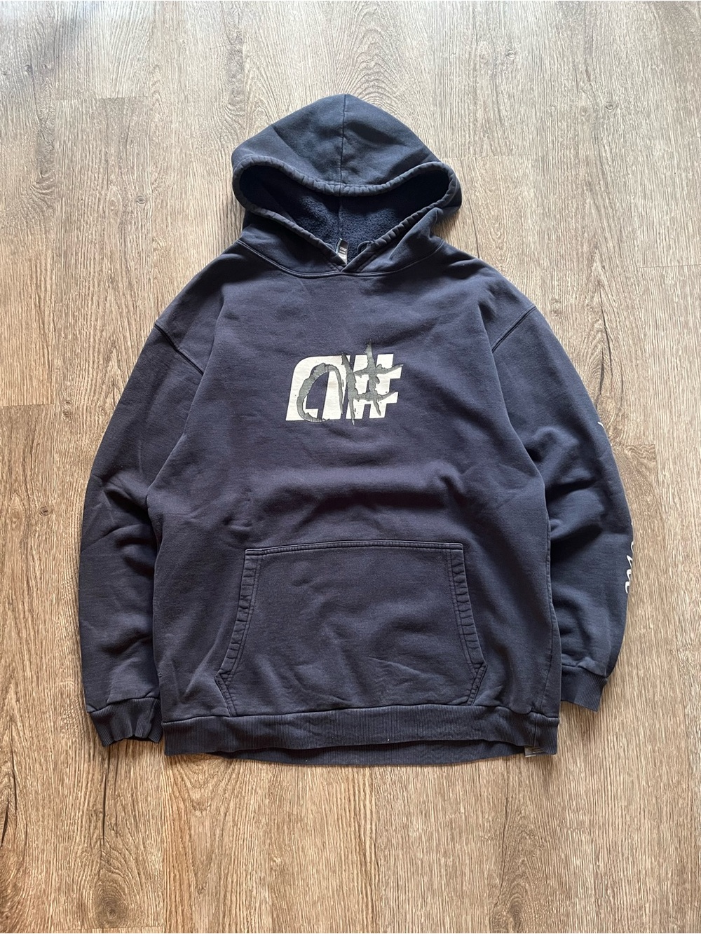 Rare 2000s Alphanumeric Hoodie